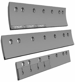 Lames de niveleuse àààà moteur mitsubishi MG500